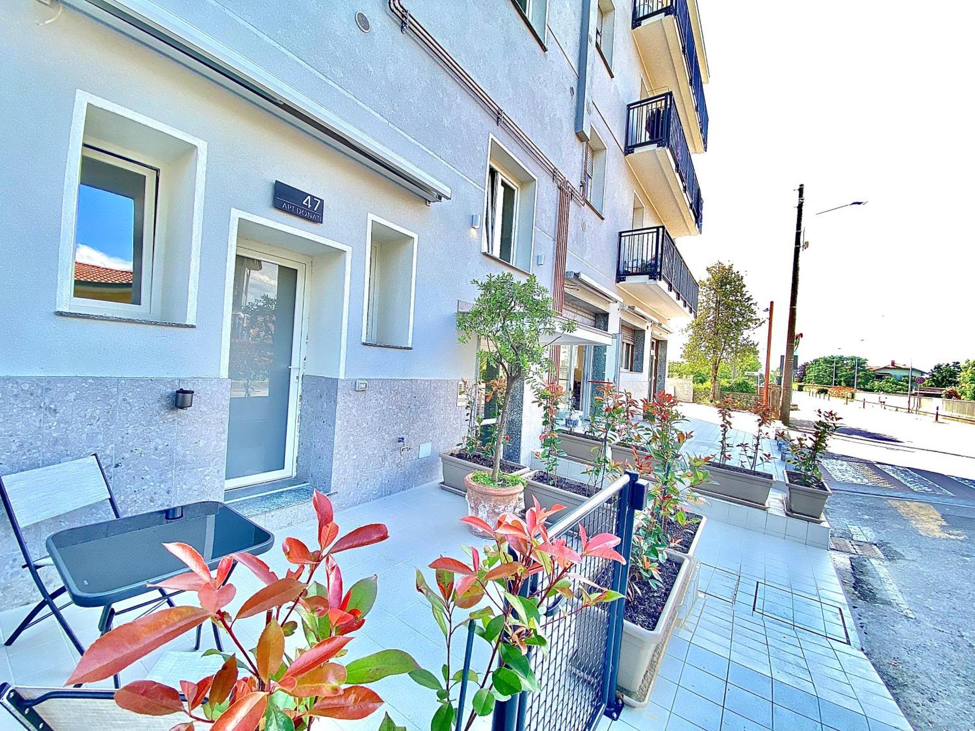 Apt Donati Home, Modernita E Comfort Con Parcheggio Gratuito Privato E Spazio Esterno Privato Cassano dʼAdda Dış mekan fotoğraf